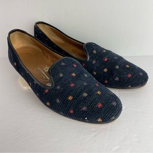 Stubbs & Wootton Embroidered Flats 6.5